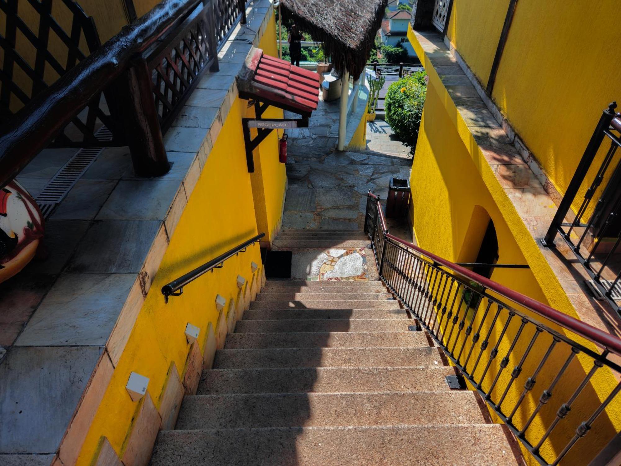 Hotel Bella Vista Ocean View Búzios Exteriér fotografie Stairs to the temple