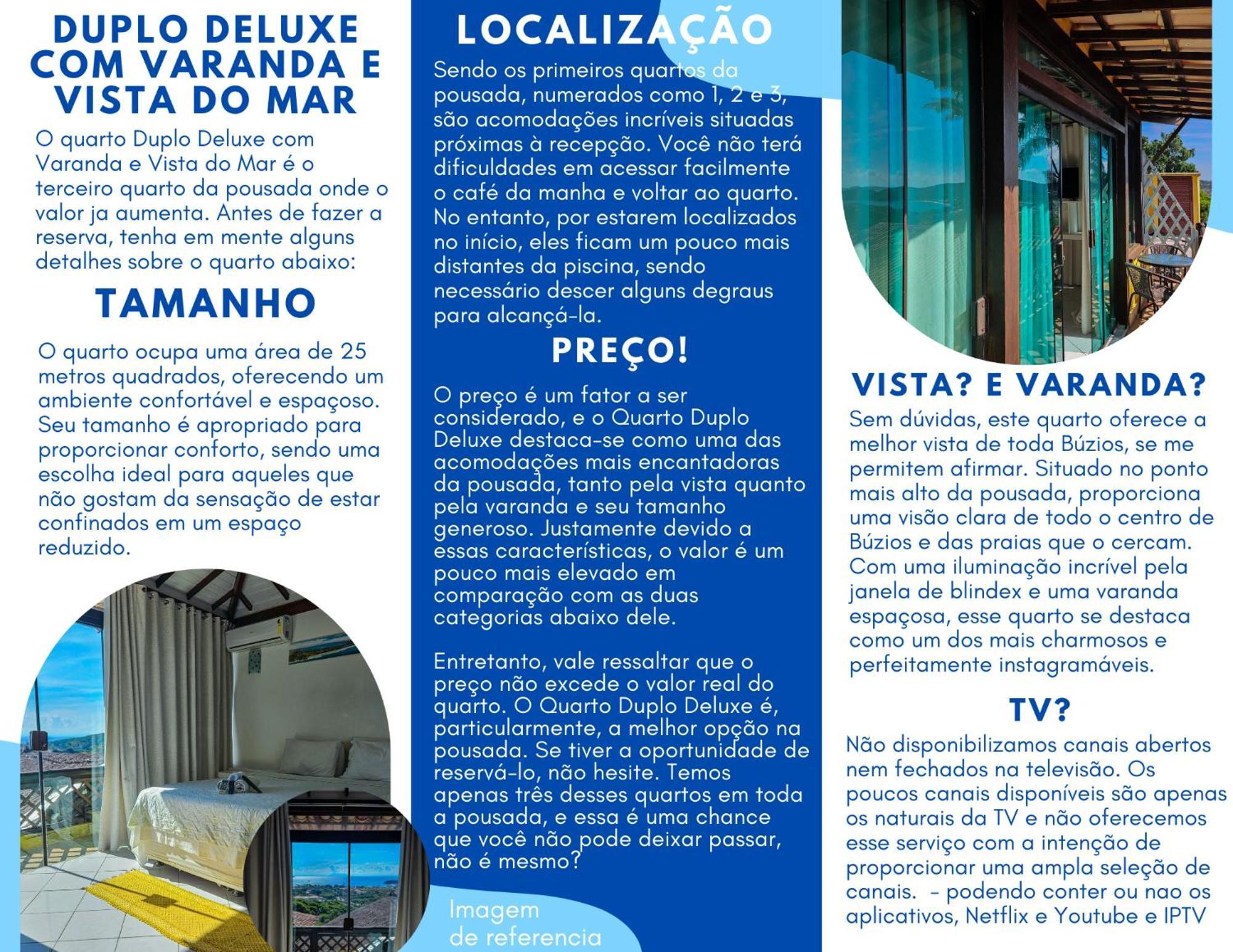 Hotel Bella Vista Ocean View Búzios Exteriér fotografie Brochure of a hotel